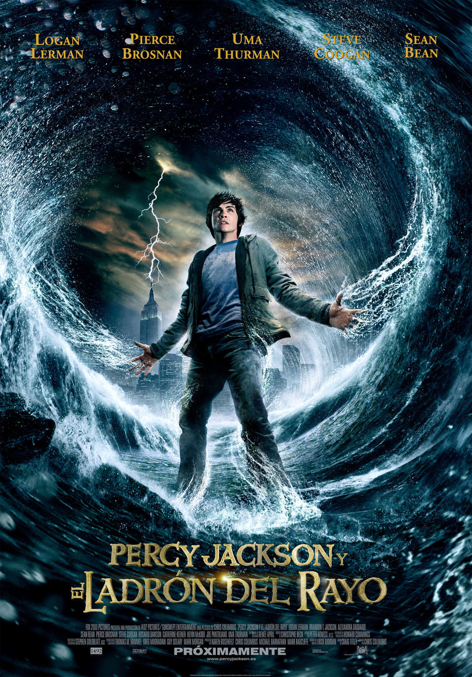 Poster of Percy Jackson & the Olympians: The Lightning Thief - España