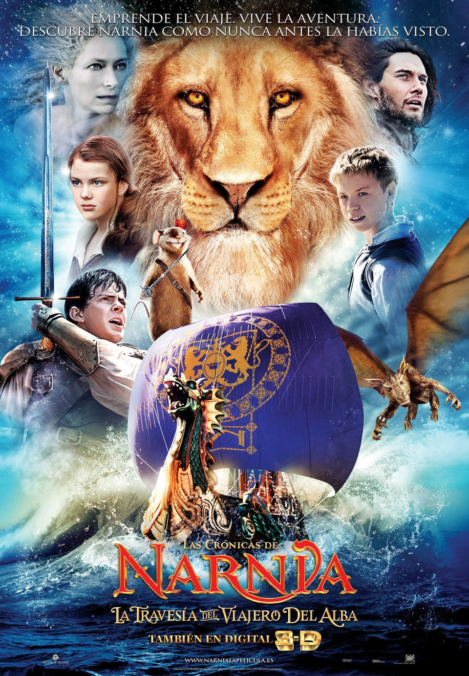 Poster of The Chronicles of Narnia: The Voyage of the Dawn Treader - España