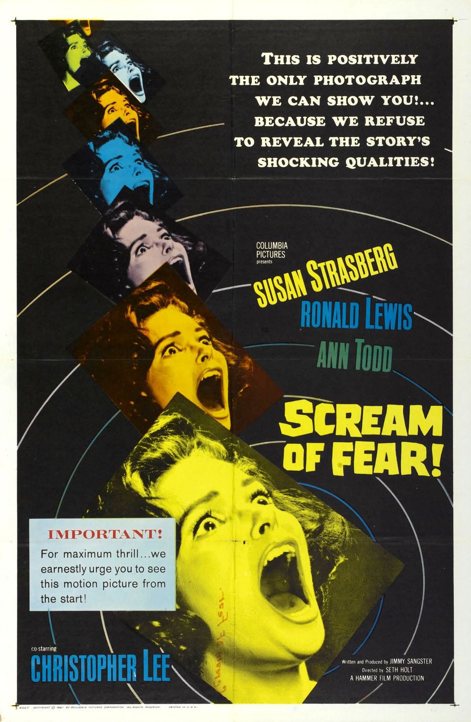 Poster of Taste of Fear - Estados Unidos
