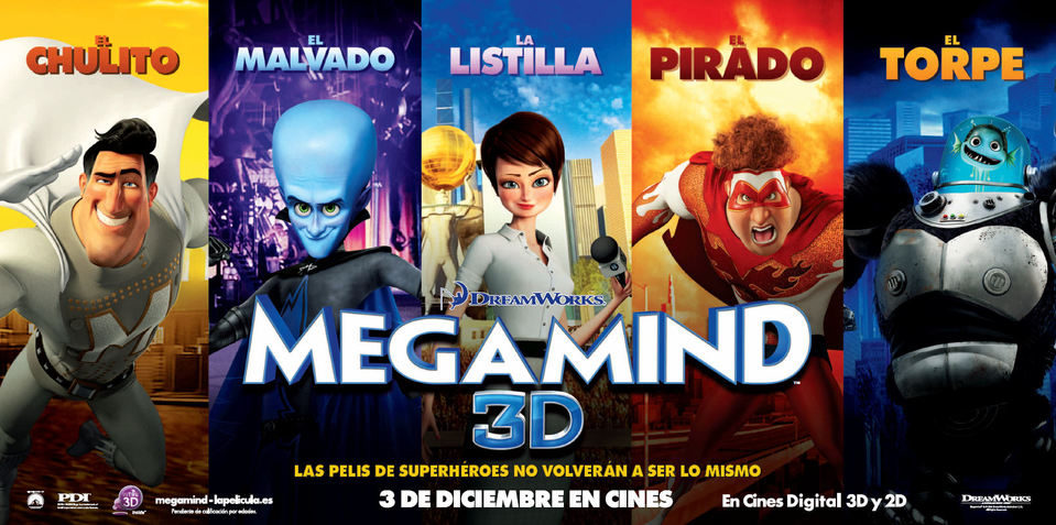 Poster of Megamind - Personajes