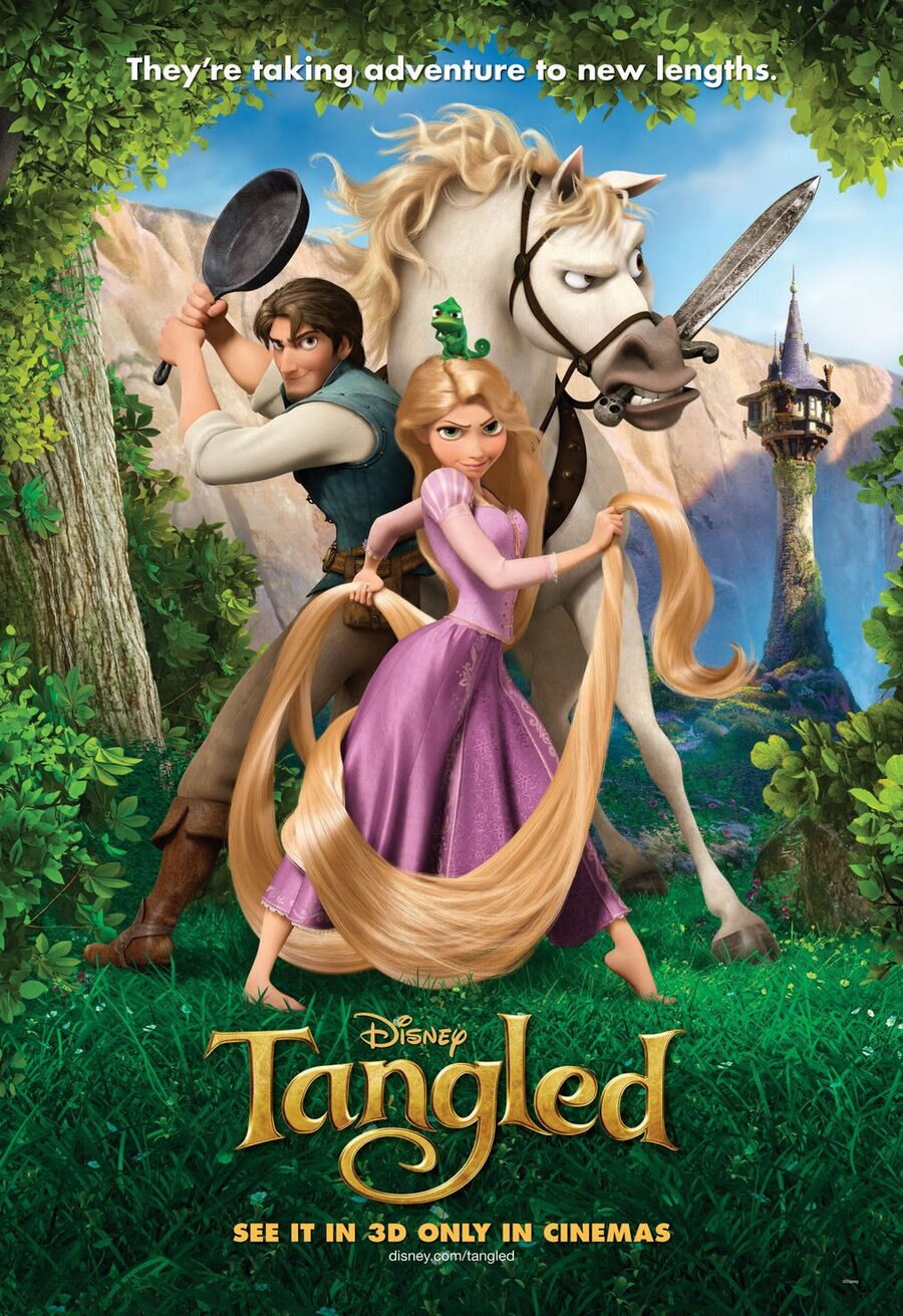 Poster of Tangled - Estados Unidos