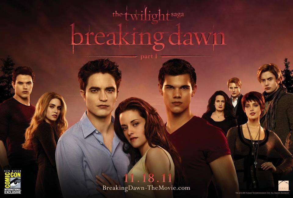 Comic-Con 2011 poster for The Twilight Saga: Breaking Dawn - Part 1