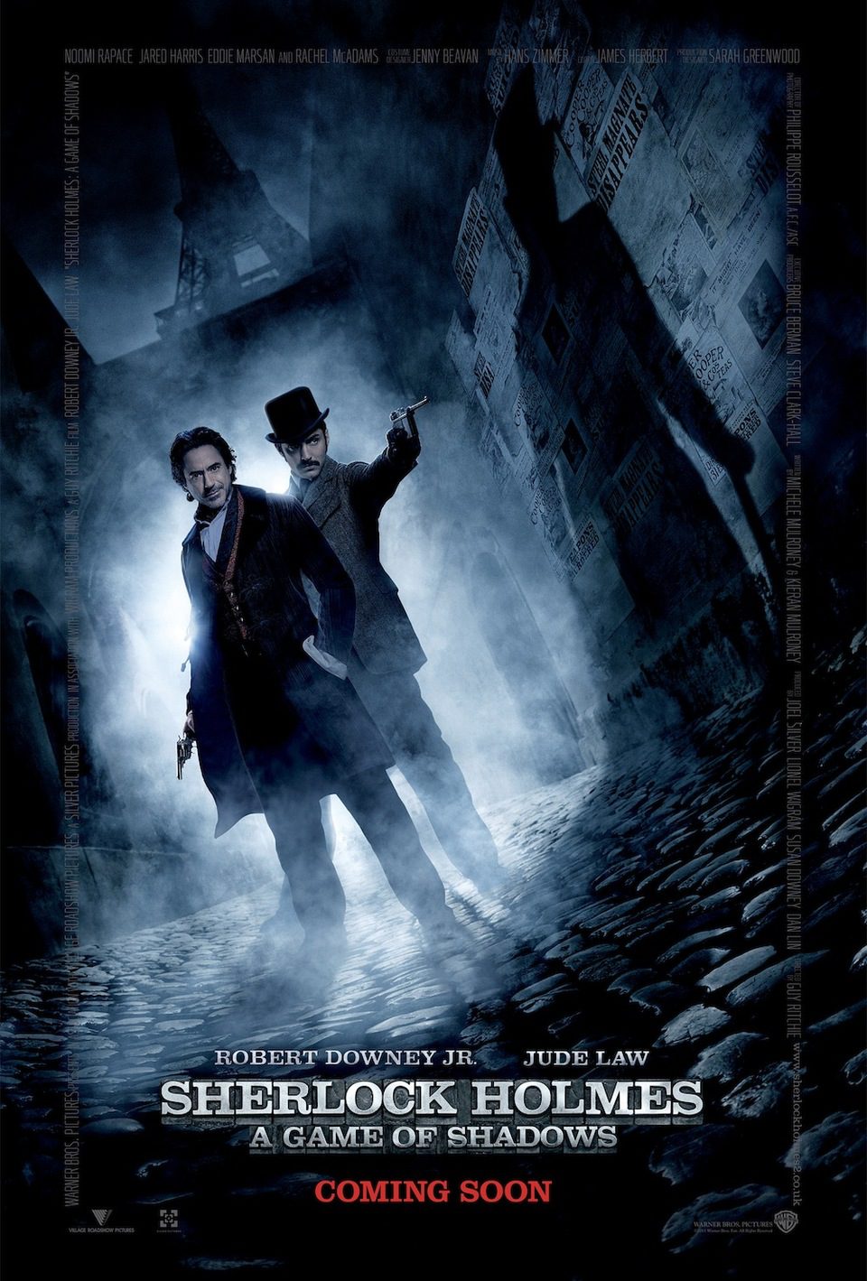 Poster of Sherlock Holmes 2: A game of shadows - EEUU #3
