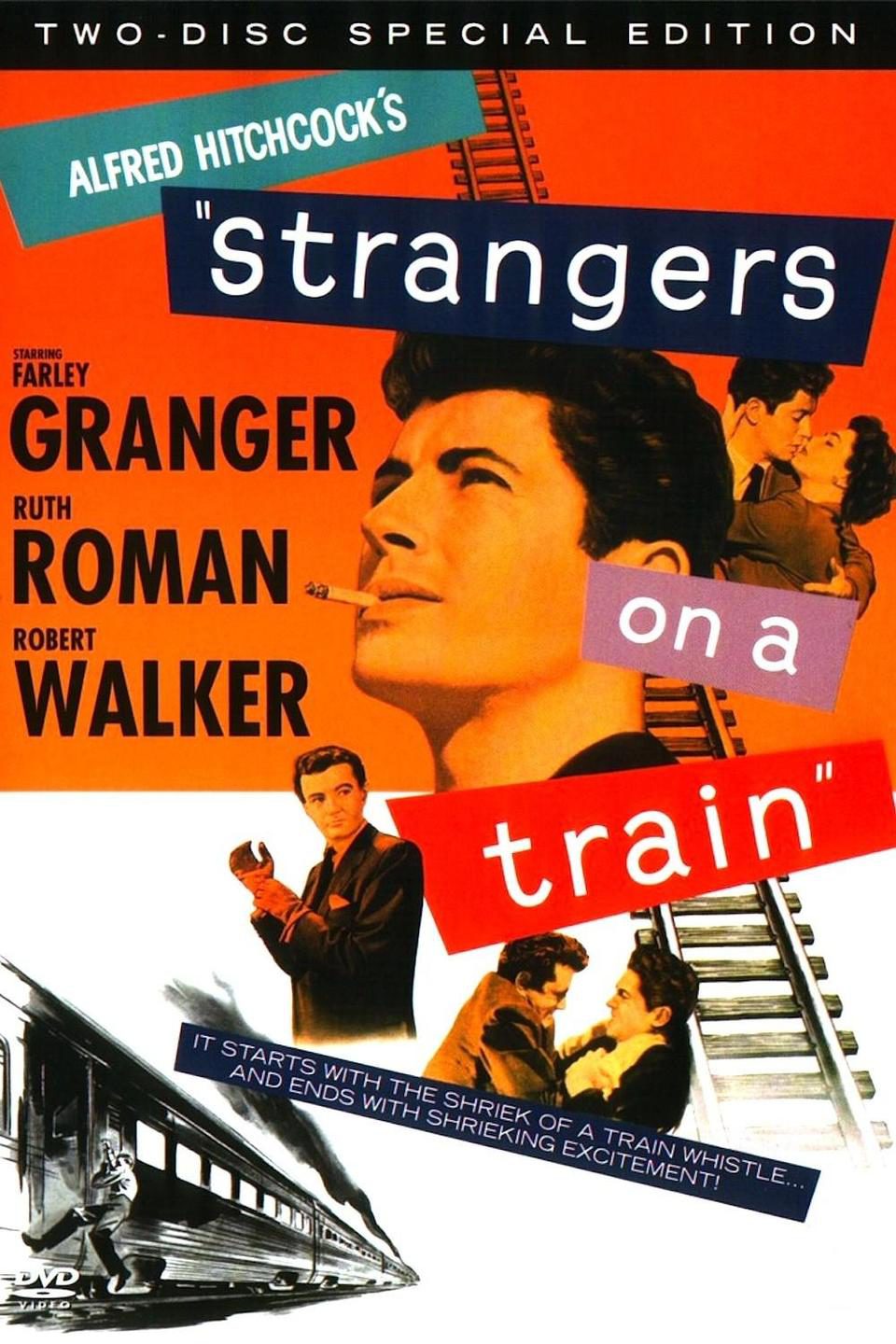 Poster of Strangers on a Train - Estados Unidos