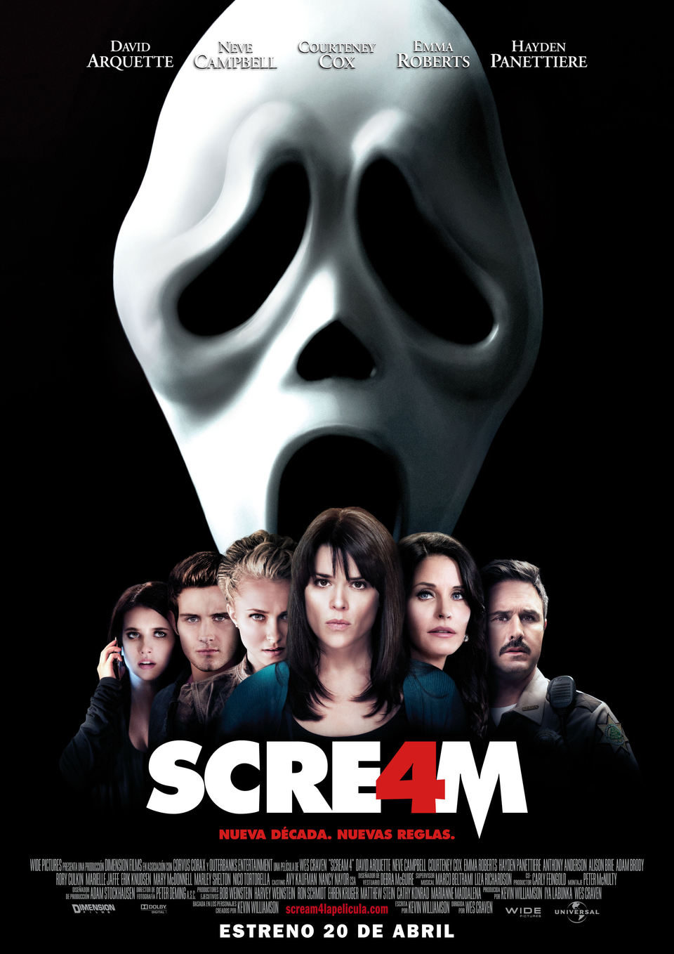 Poster of Scream 4 - España