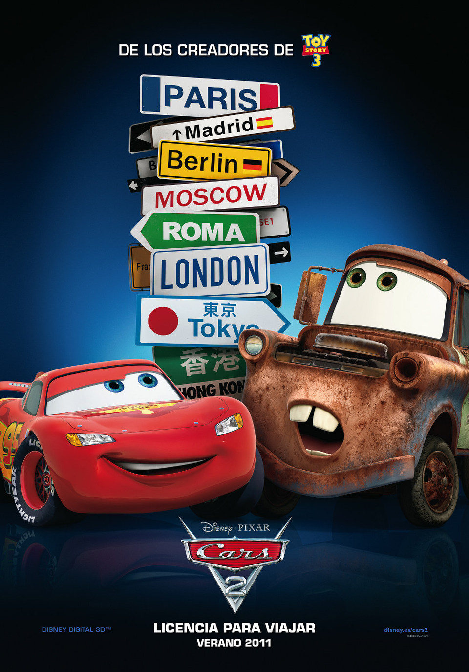 Poster of Cars 2 - España