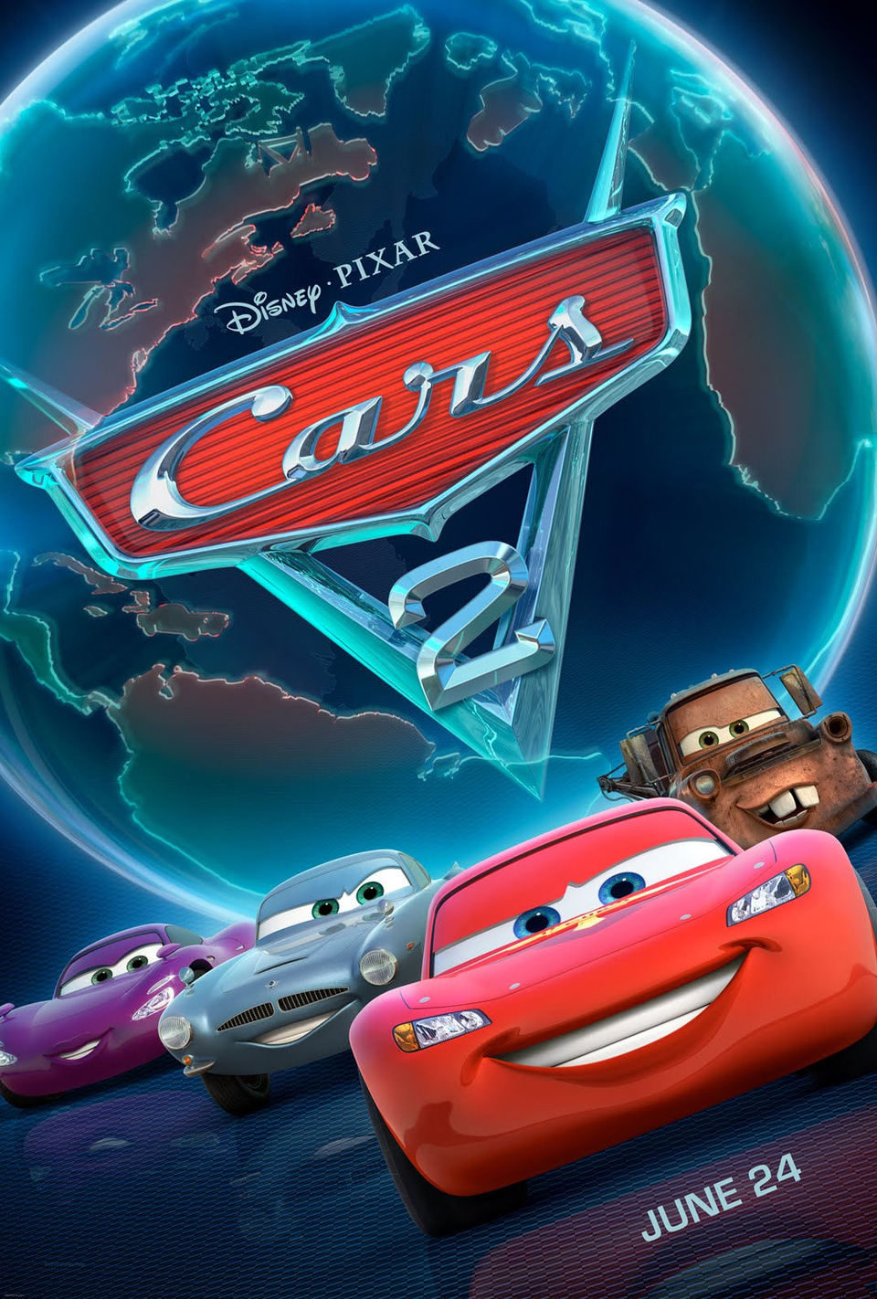 Poster of Cars 2 - Estados Unidos