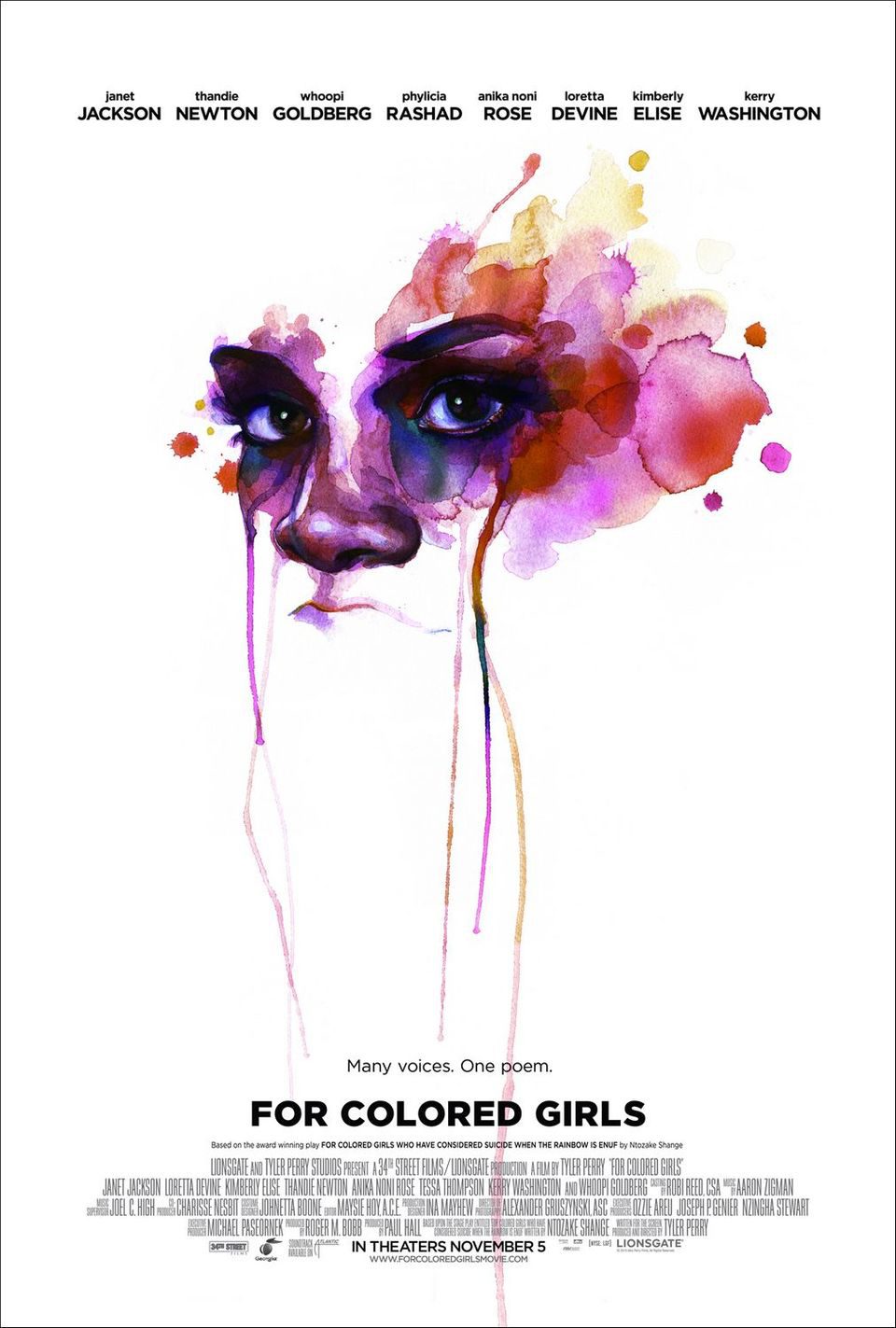 Poster of For Colored Girls - Estados Unidos