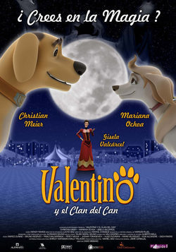 Poster Valentino y el clan del can