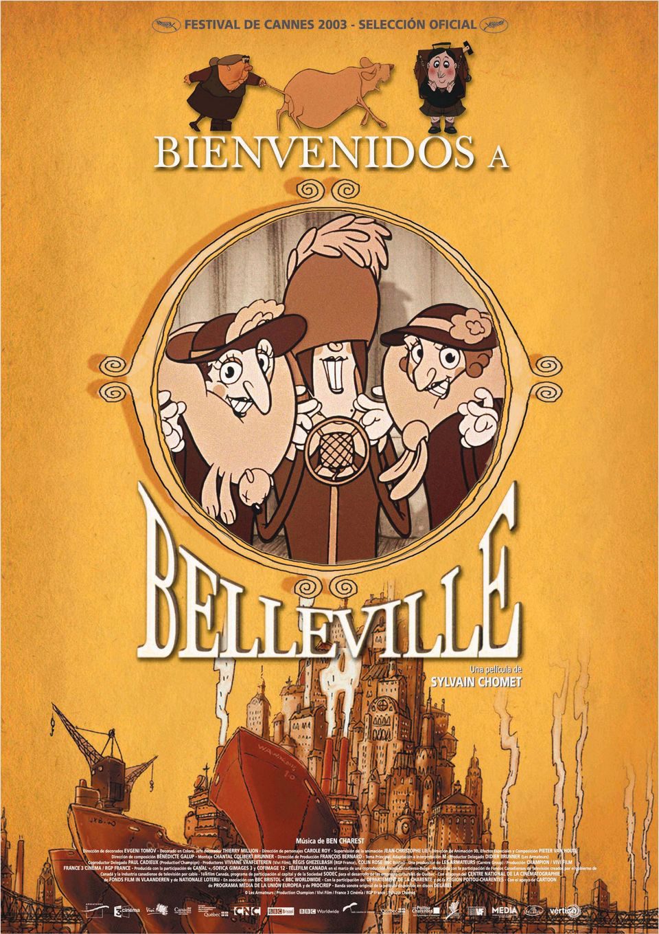 Poster of The Triplets of Belleville - España