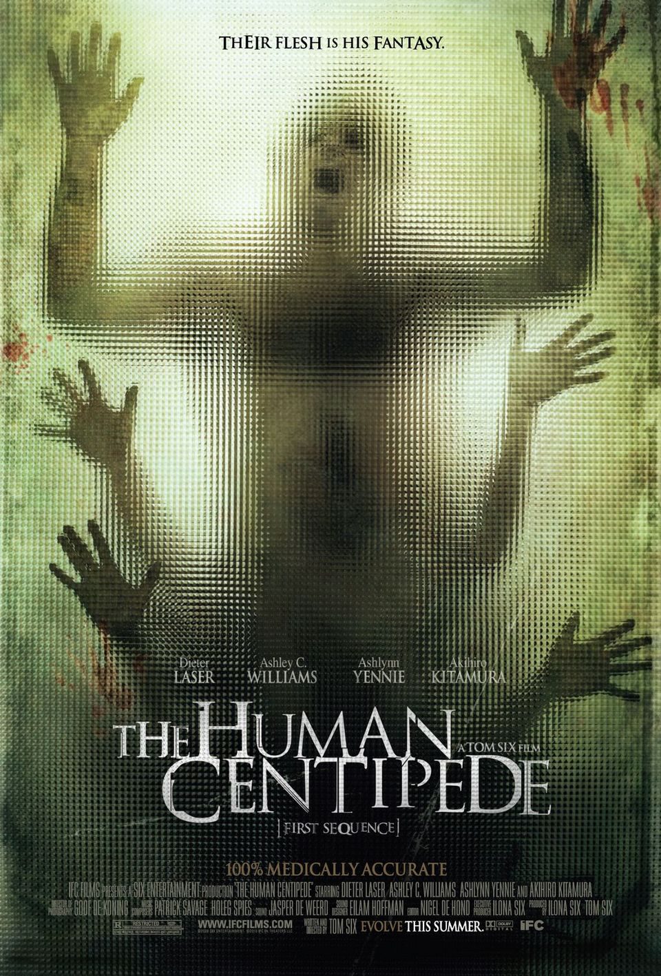 Poster of The Human Centipede - Estados Unidos