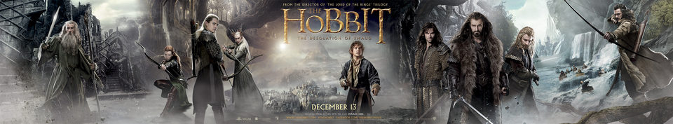 Poster of The Hobbit: The Desolation of Smaug - Banner