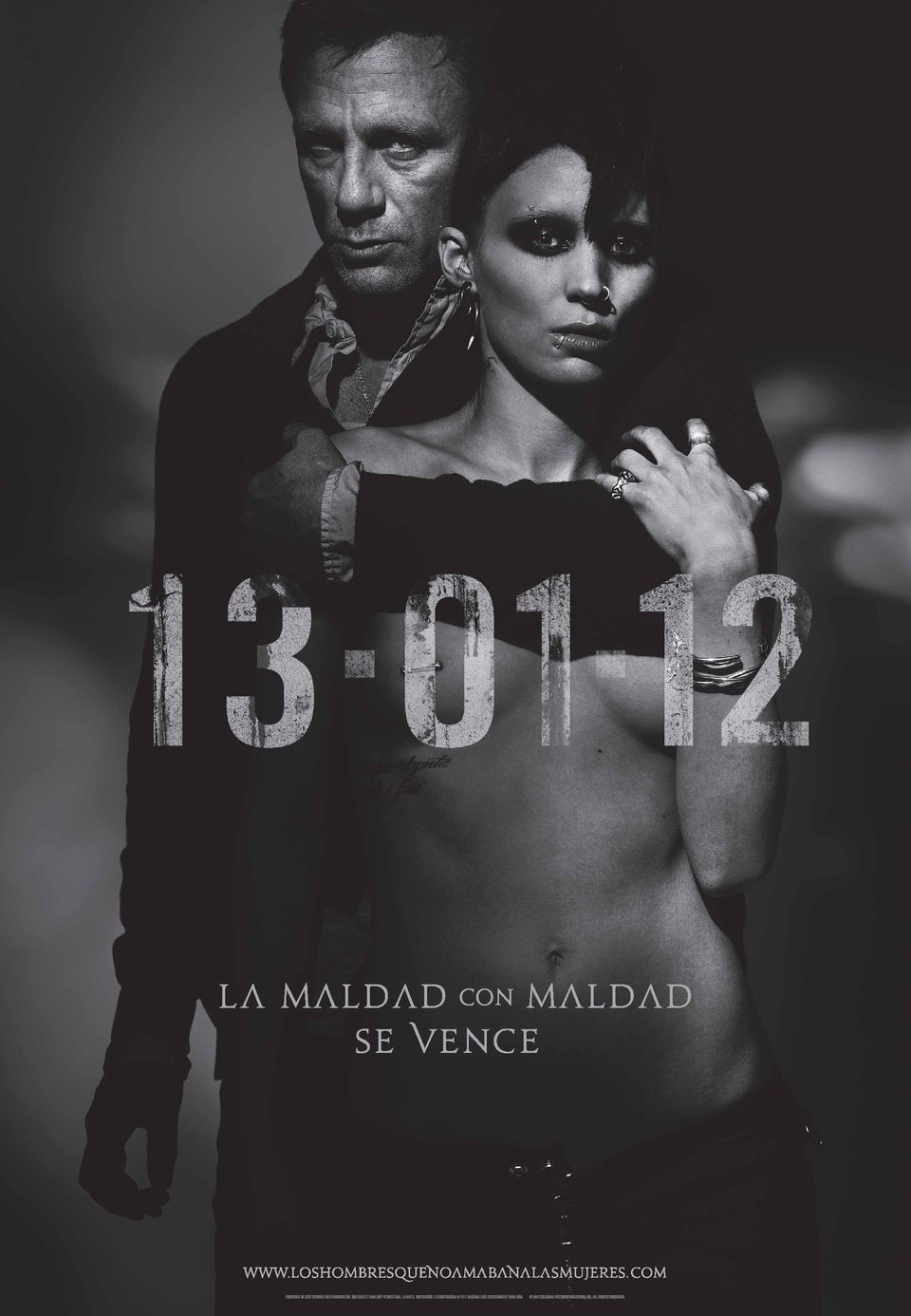 Poster of The Girl with the Dragon Tattoo - España