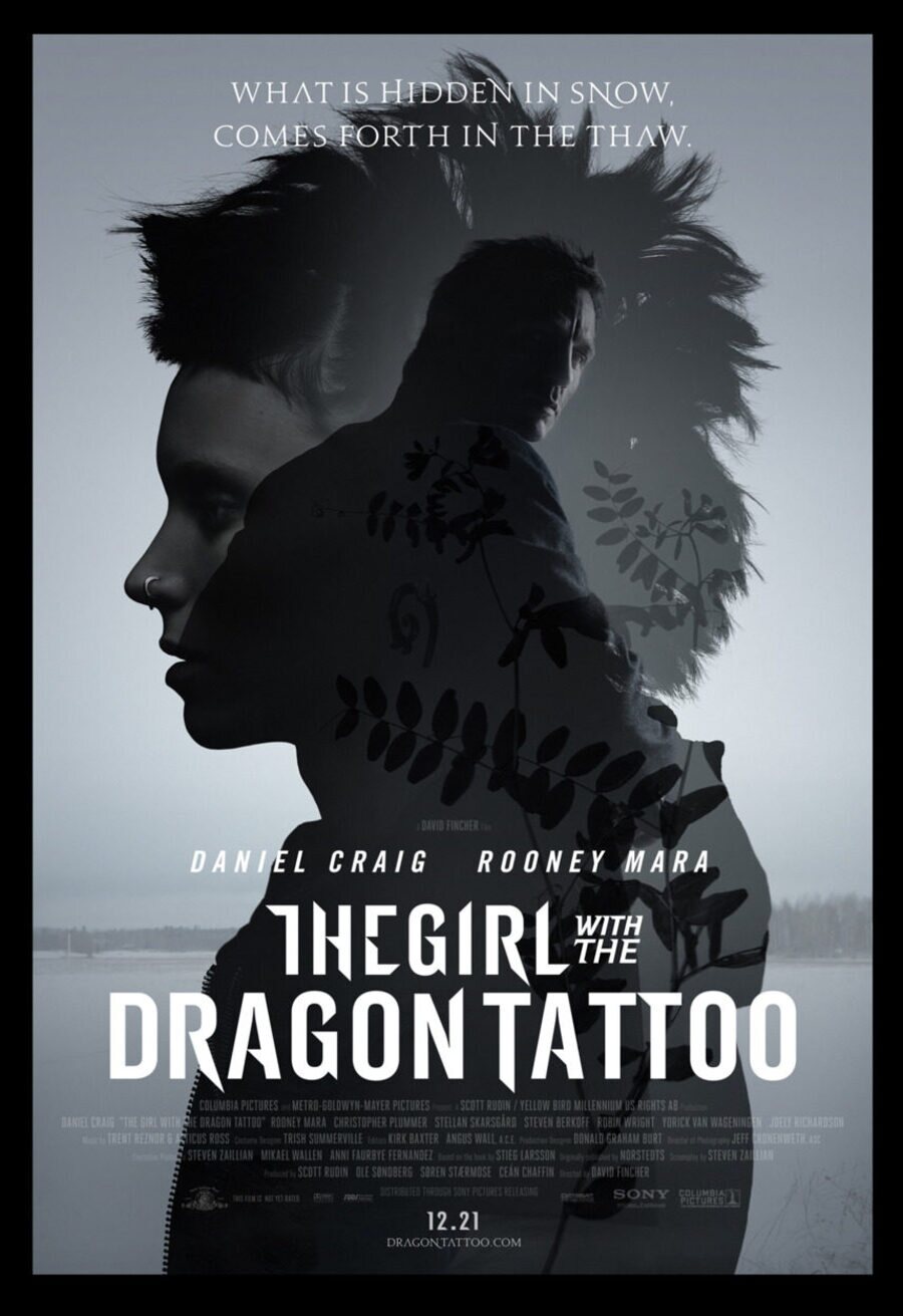 Poster of The Girl with the Dragon Tattoo - EEUU