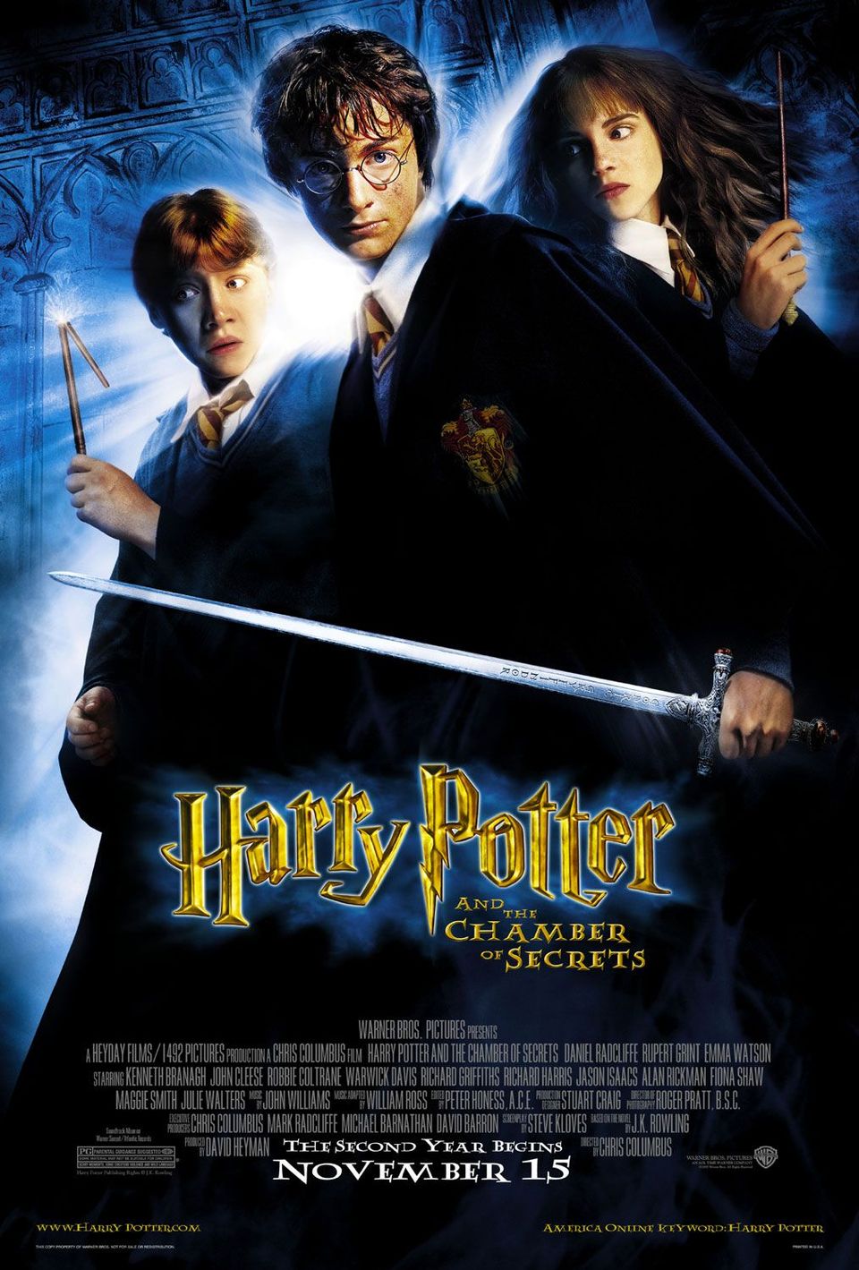 Poster of Harry Potter and the Chamber of Secrets - Estados Unidos