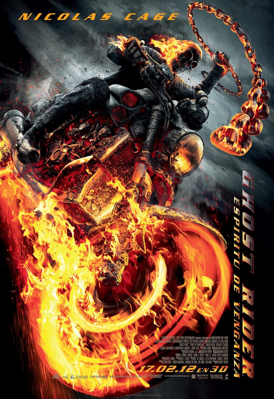 Poster of Ghost Rider: Spirit of Vengeance - España