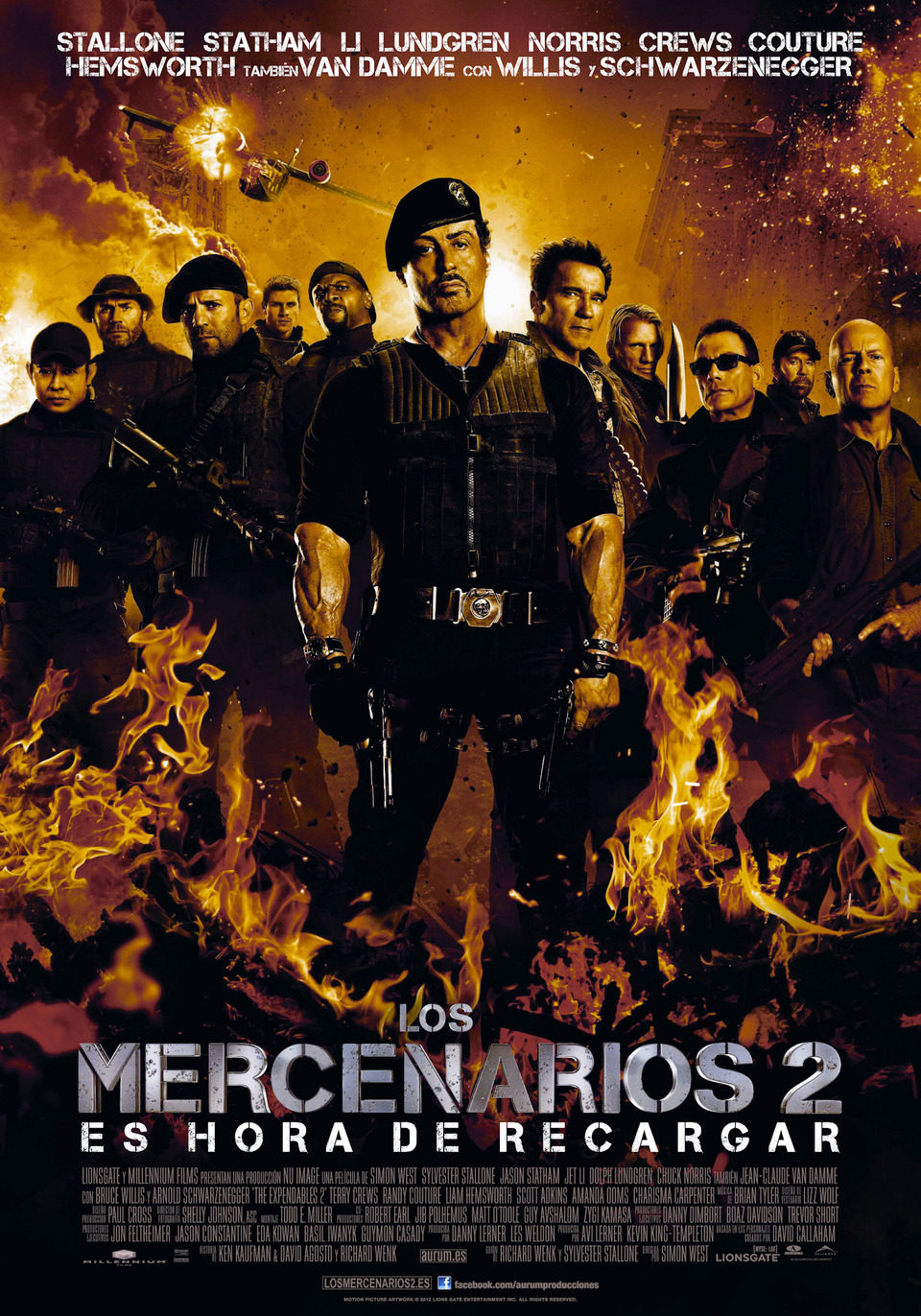 Poster of The Expendables 2 - España