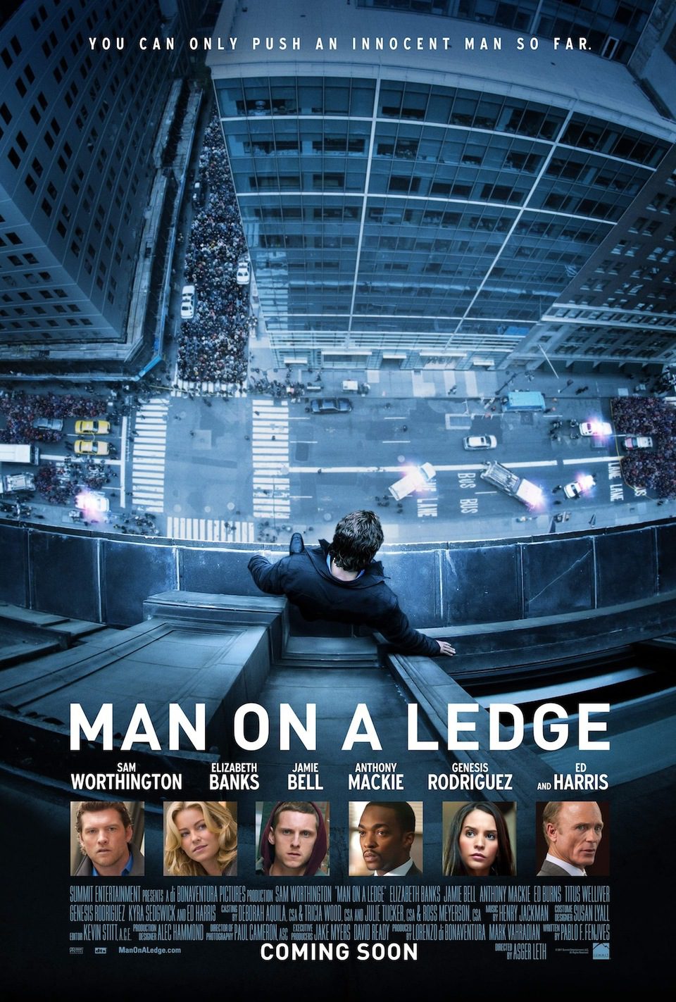 Poster of Man on a Ledge - EEUU