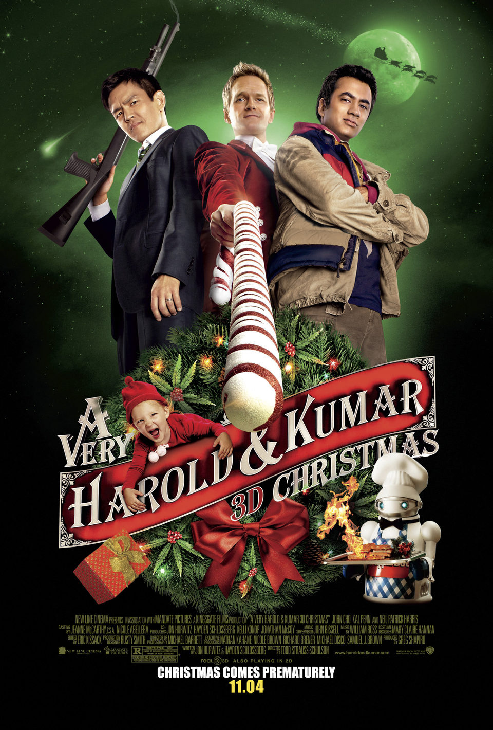 Poster of A Very Harold & Kumar 3D Christmas - Estados Unidos