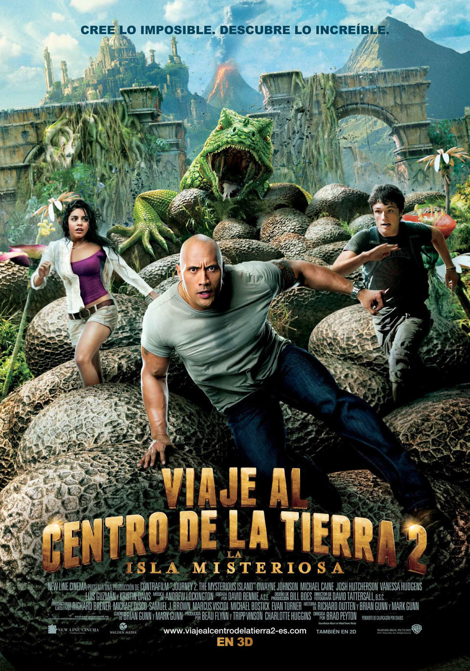Poster of Journey 2: The Mysterious Island - España