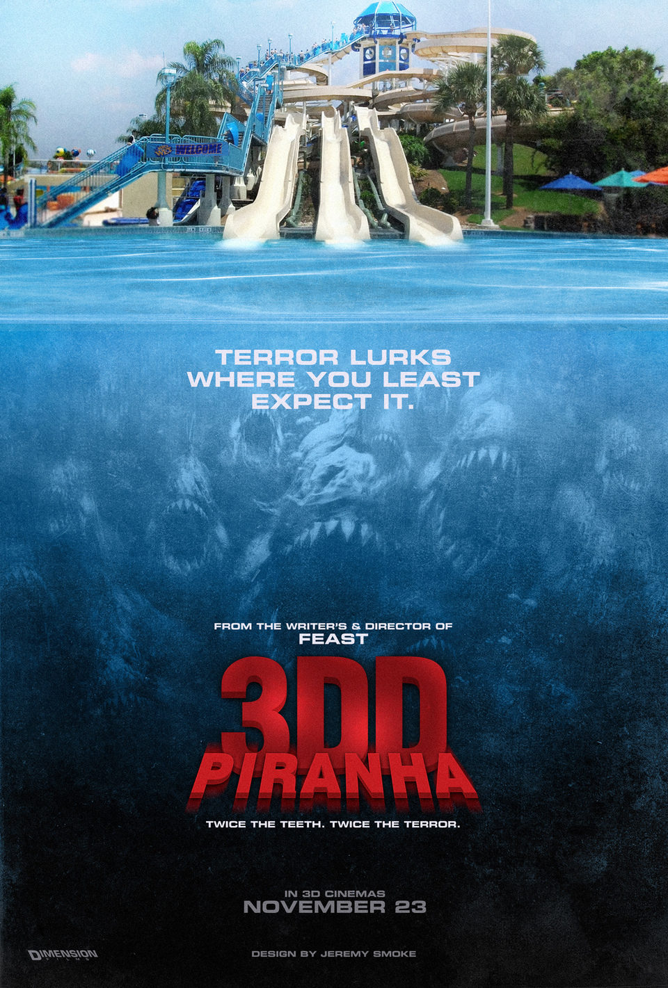 Poster of Piranha 3DD - EEUU