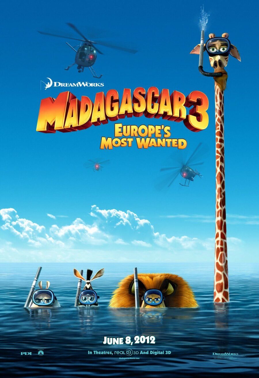 Poster of Madagascar 3: Europe's Most Wanted - EEUU