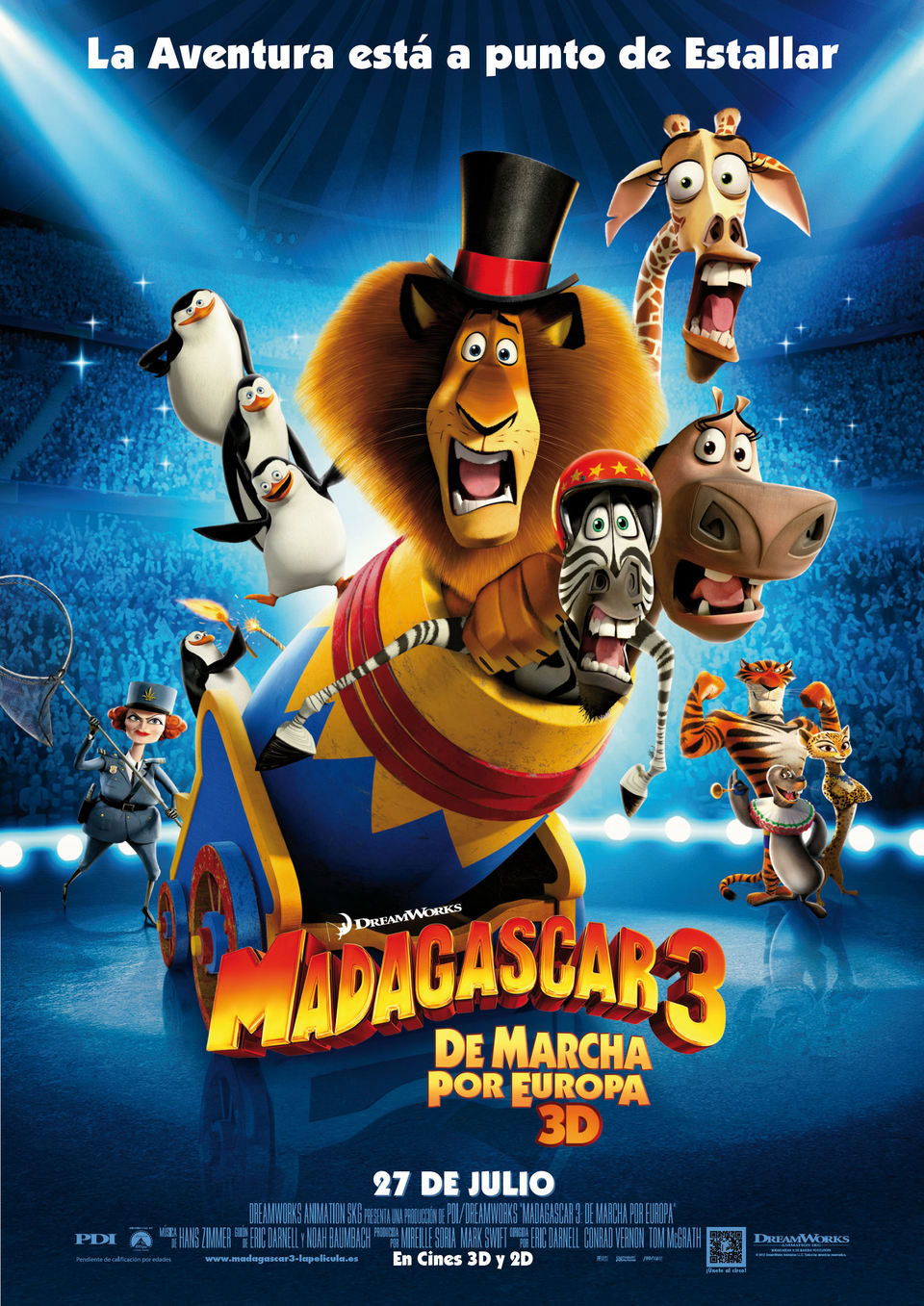 Poster of Madagascar 3: Europe's Most Wanted - España