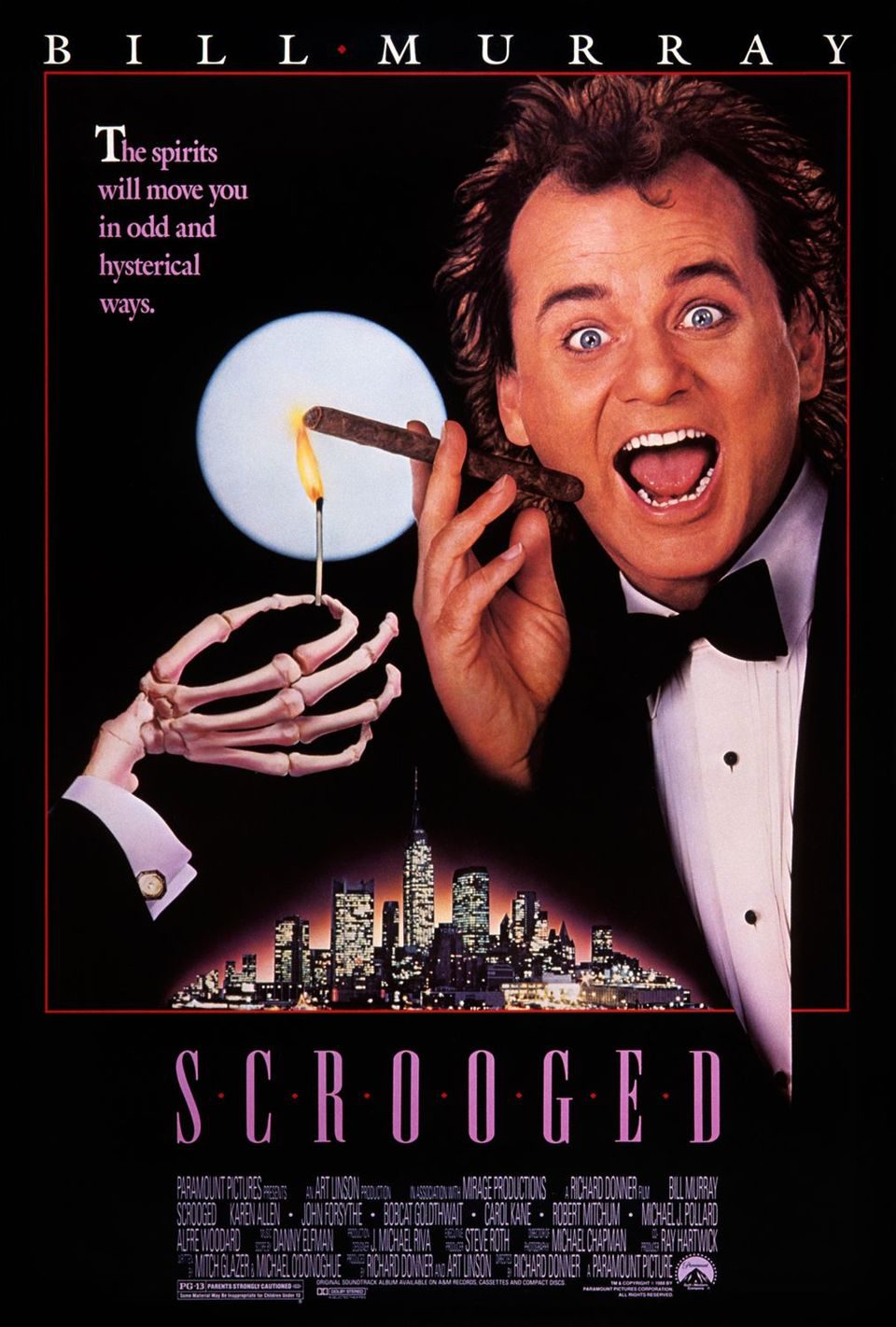 Poster of Scrooged - Estados Unidos