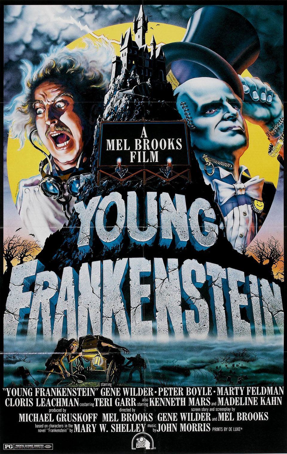 Poster of Young Frankenstein - Estados Unidos