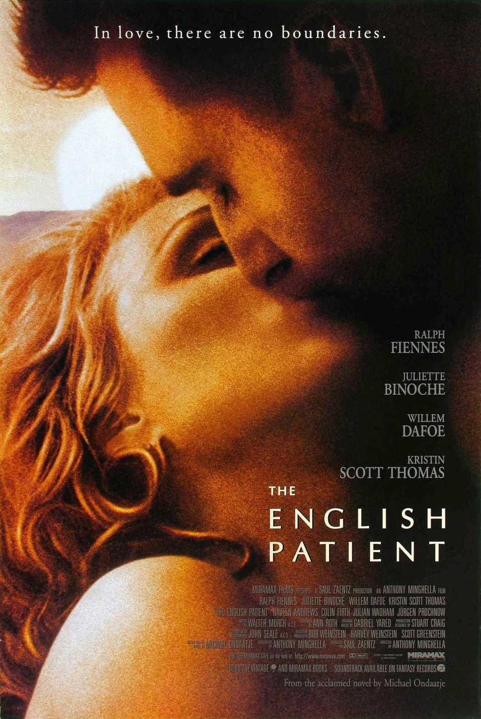 Poster of The English Patient - Estados Unidos