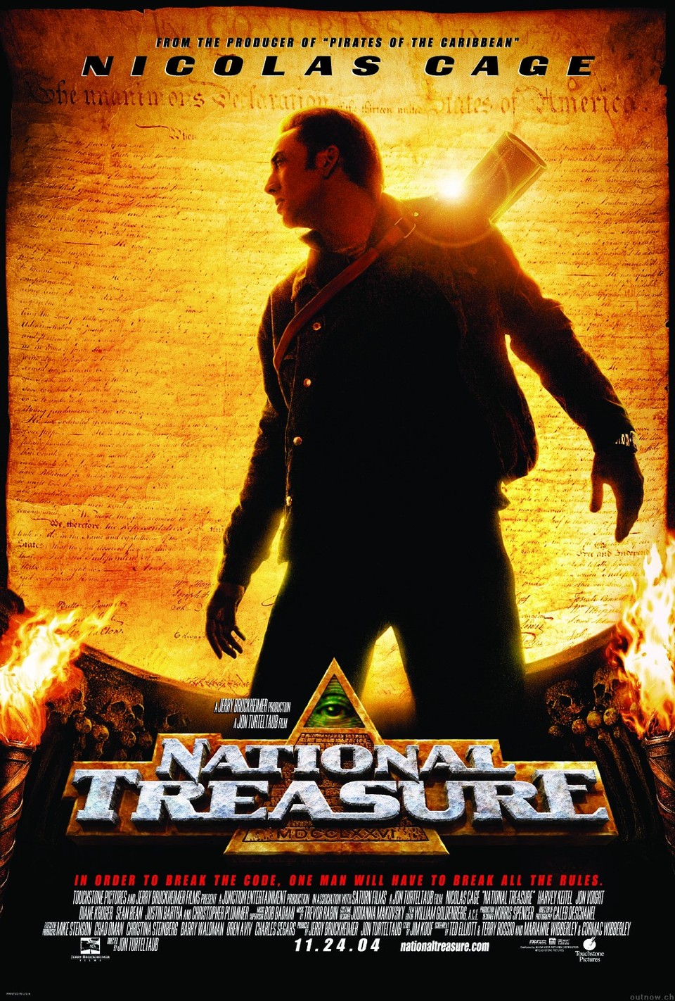 Poster of National Treasure - Estados Unidos