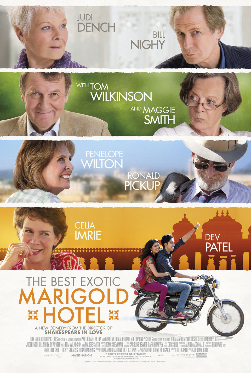 Poster of The Best Exotic Marigold Hotel - Reino Unido