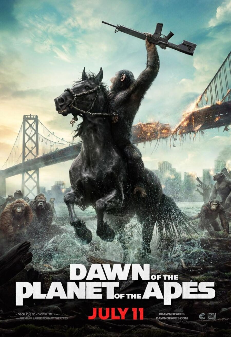 Poster of Dawn of the Planet of the Apes - EEUU 2