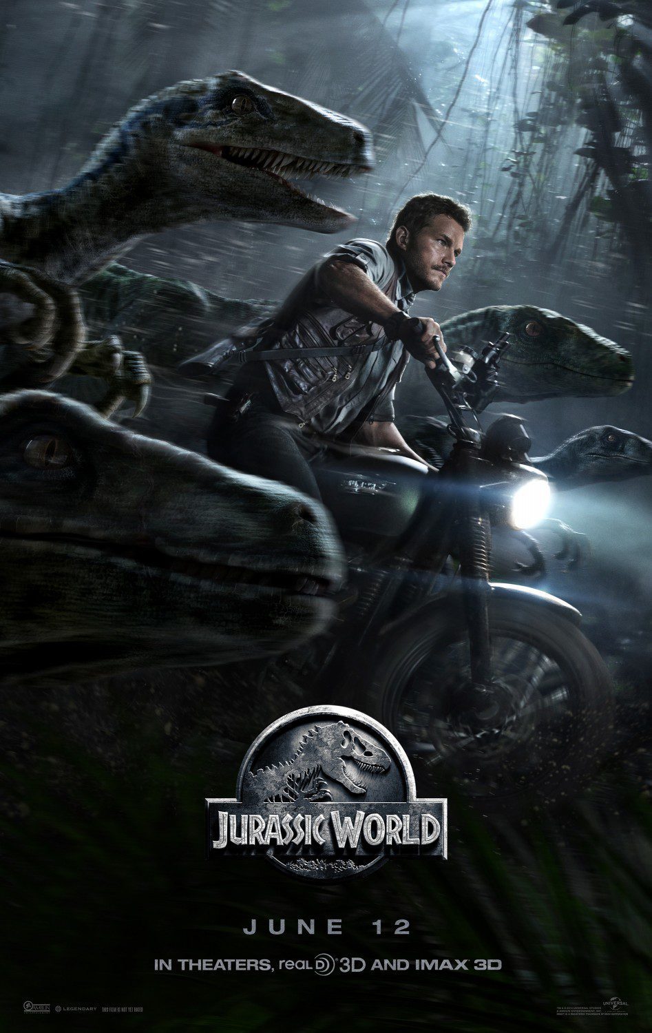Poster of Jurassic World - EEUU 3