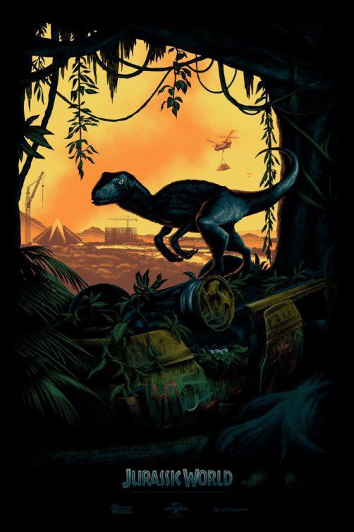 Teaser Poster For Jurassic World 2015 Movienco 