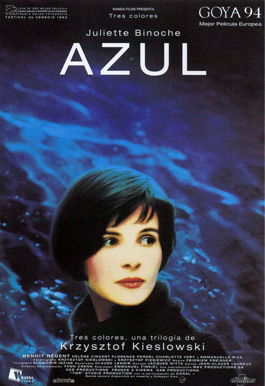 Poster of Three Colors: Blue - España