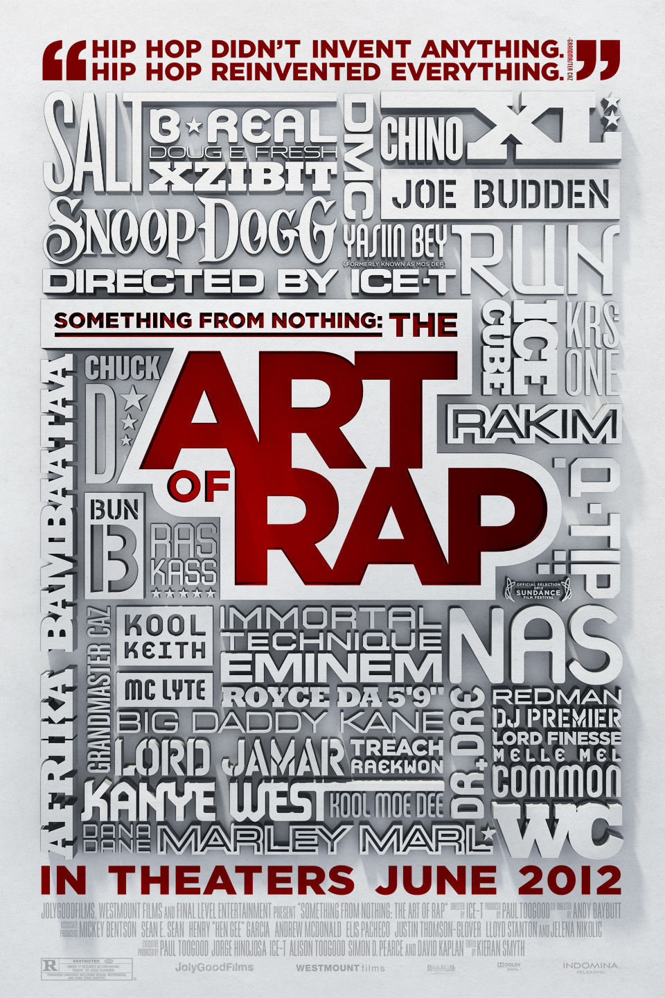 Poster of Something from Nothing: The Art of Rap - Reino Unido
