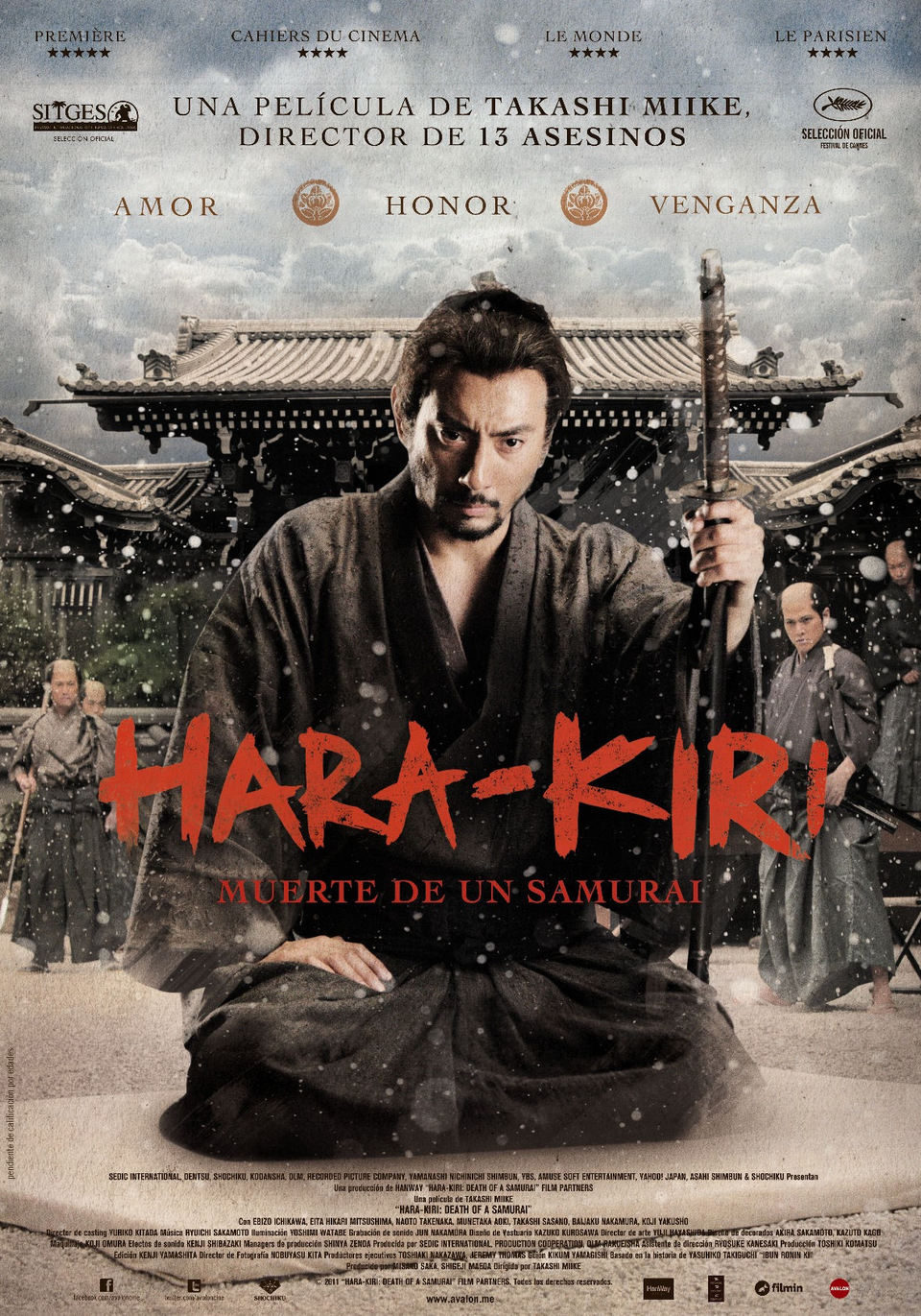 Poster of Hara-Kiri: Death of a Samurai - España