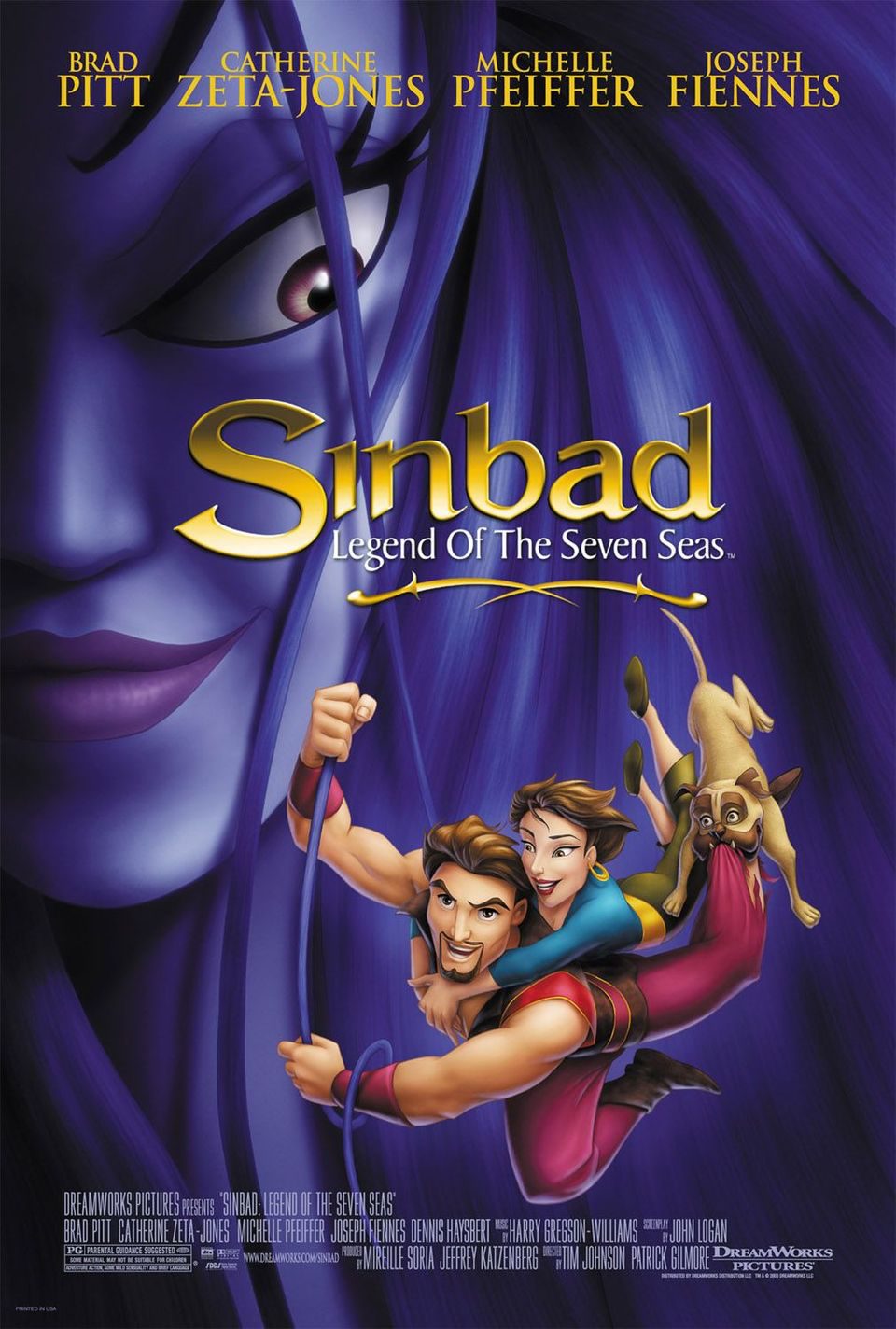 Poster of Sinbad: Legend of the Seven Seas - Estados Unidos