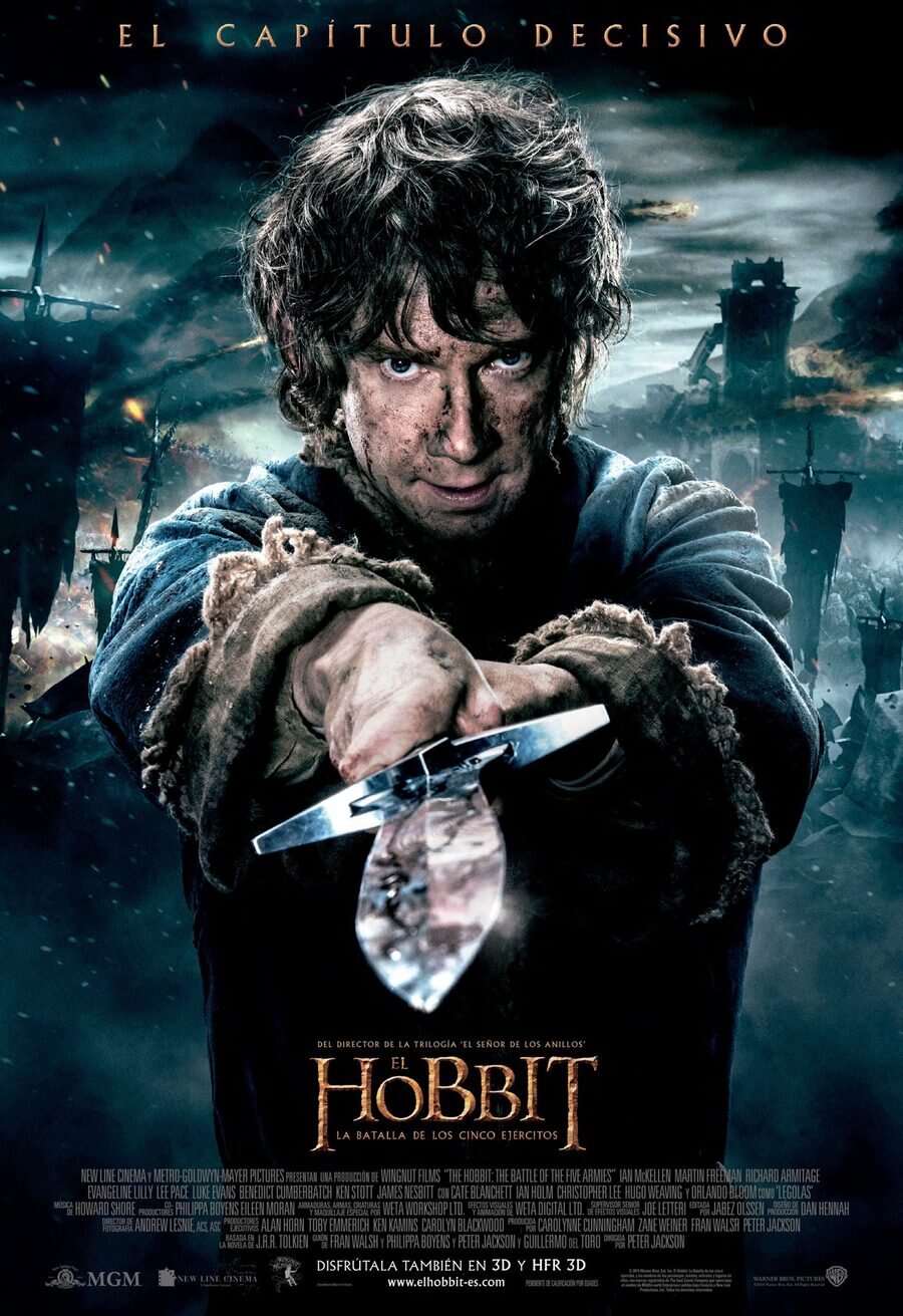 Poster of The Hobbit: The Battle of the Five Armies - España