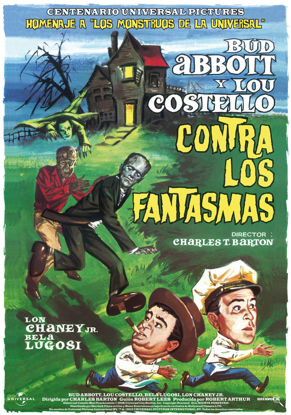 Poster of Bud Abbott Lou Costello Meet Frankenstein - España