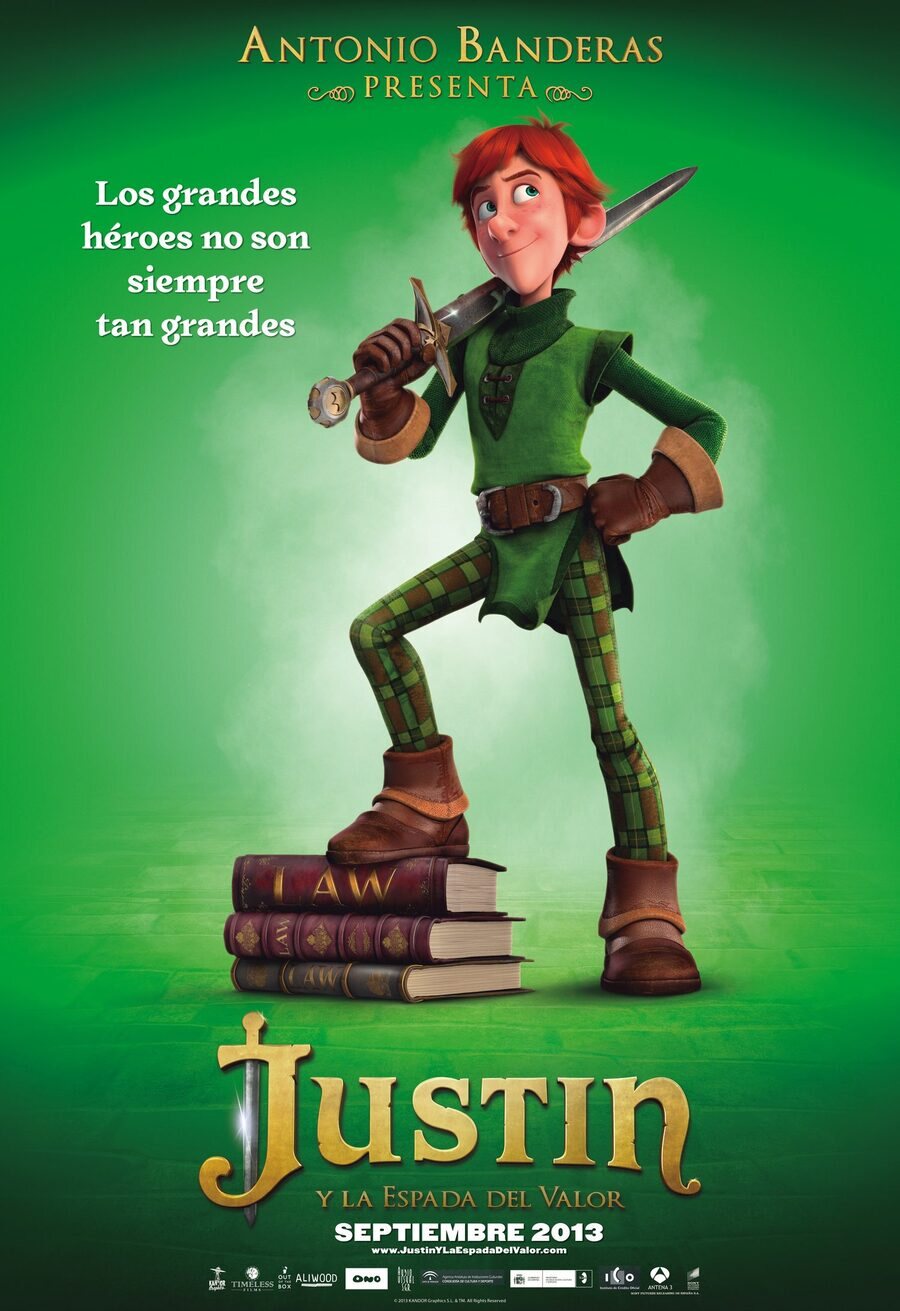 Poster of Justin and the Knights of Valour - Teaser España