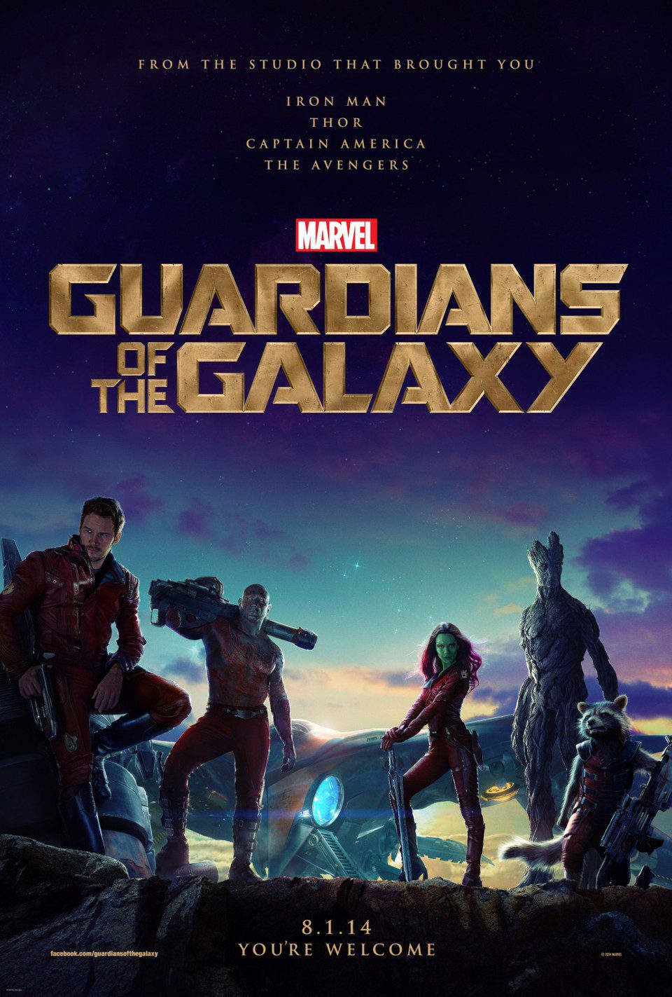 Poster of Guardians of the Galaxy - Estados Unidos
