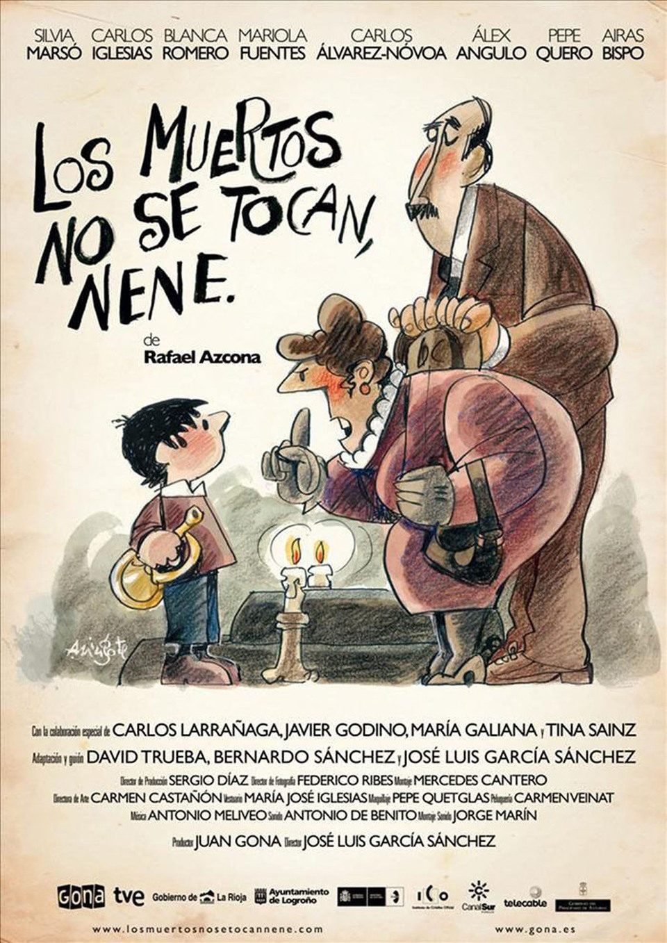 Poster of Los muertos no se tocan, nene - España