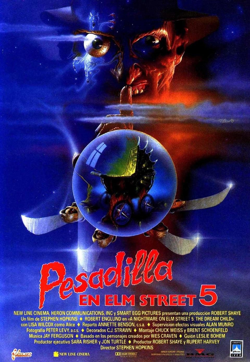 Poster of A Nightmare on Elm Street: The Dream Child - España