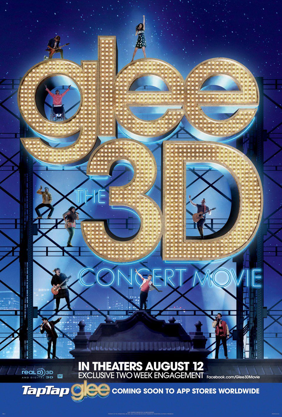 Poster of Glee: The 3D Concert Movie - Estados Unidos