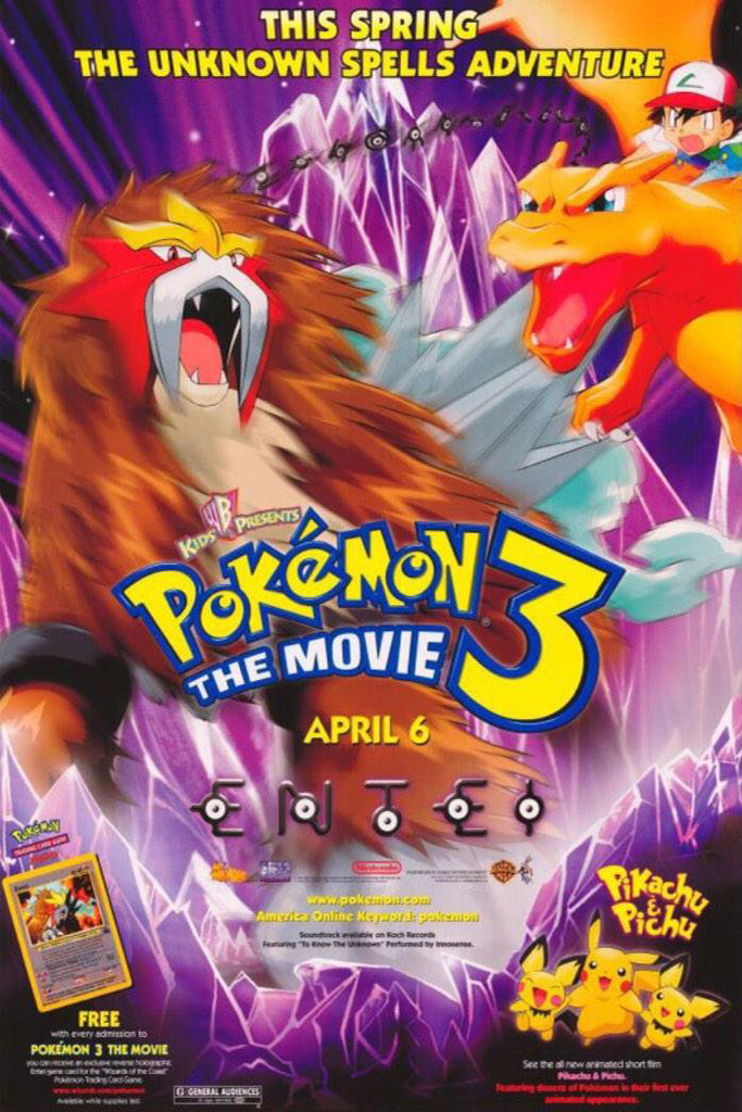 Poster of Pokémon 3: The Movie - Estados Unidos