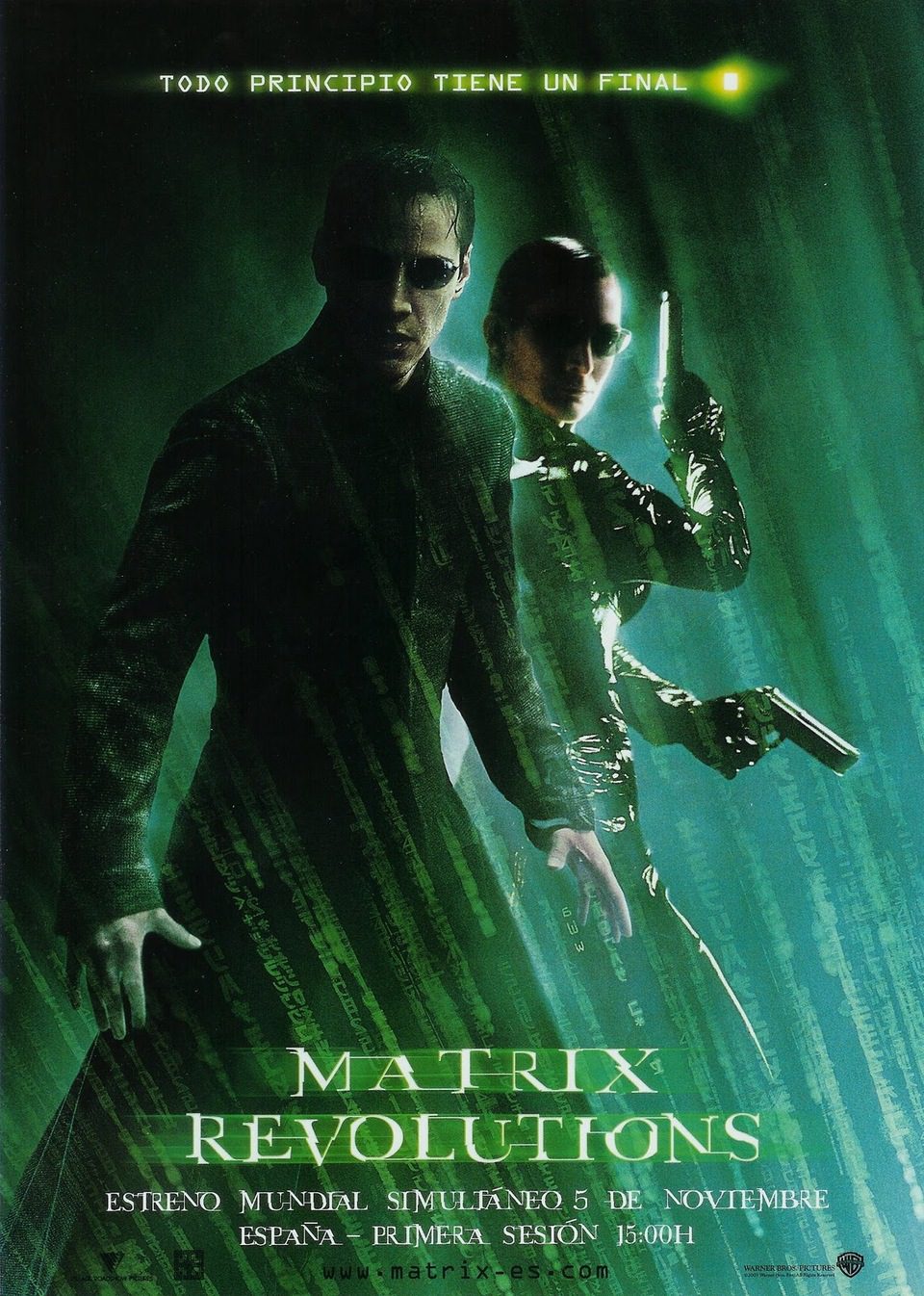 Poster of The Matrix Revolutions - España