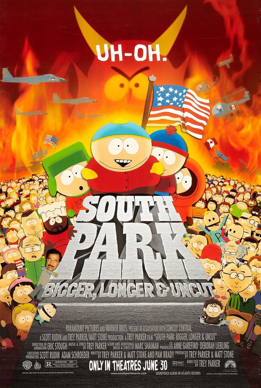 Poster of South Park: Bigger Longer & Uncut - Estados Unidos