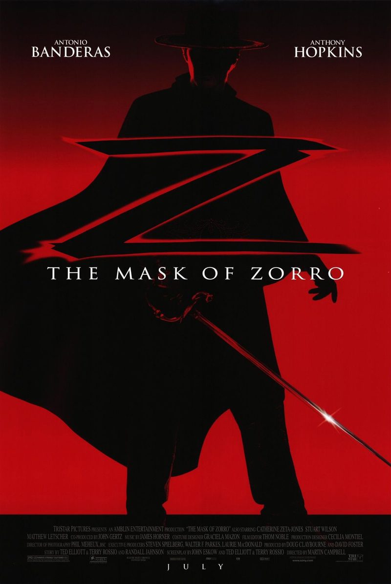 Poster of The Mask of Zorro - Estados Unidos